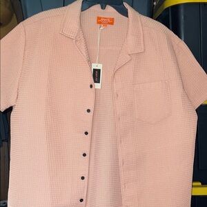 Marmot Pink Casual Button Down Shirt Relaxed Fit